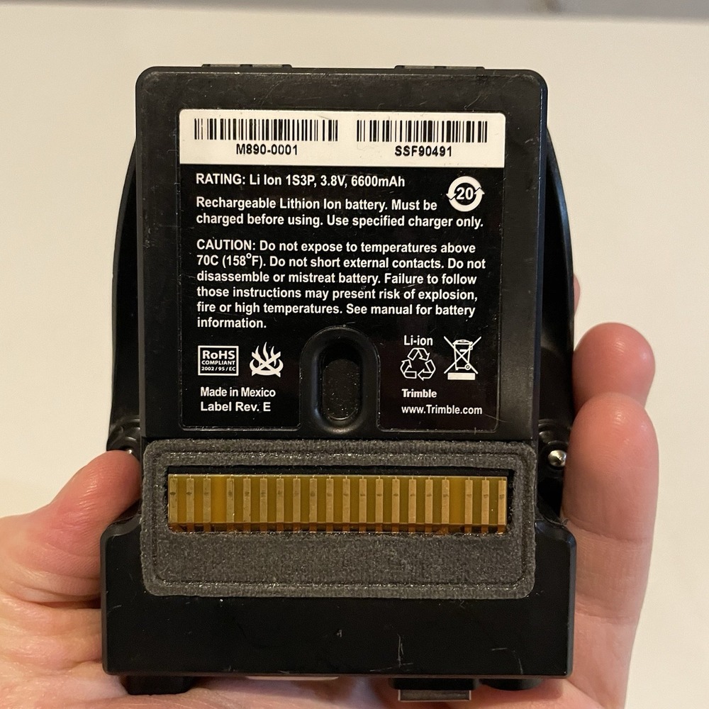 Trimble M890-0001 Li-Ion Battery 3.8V 6600mAh for Yuma 2 Ranger TSC2